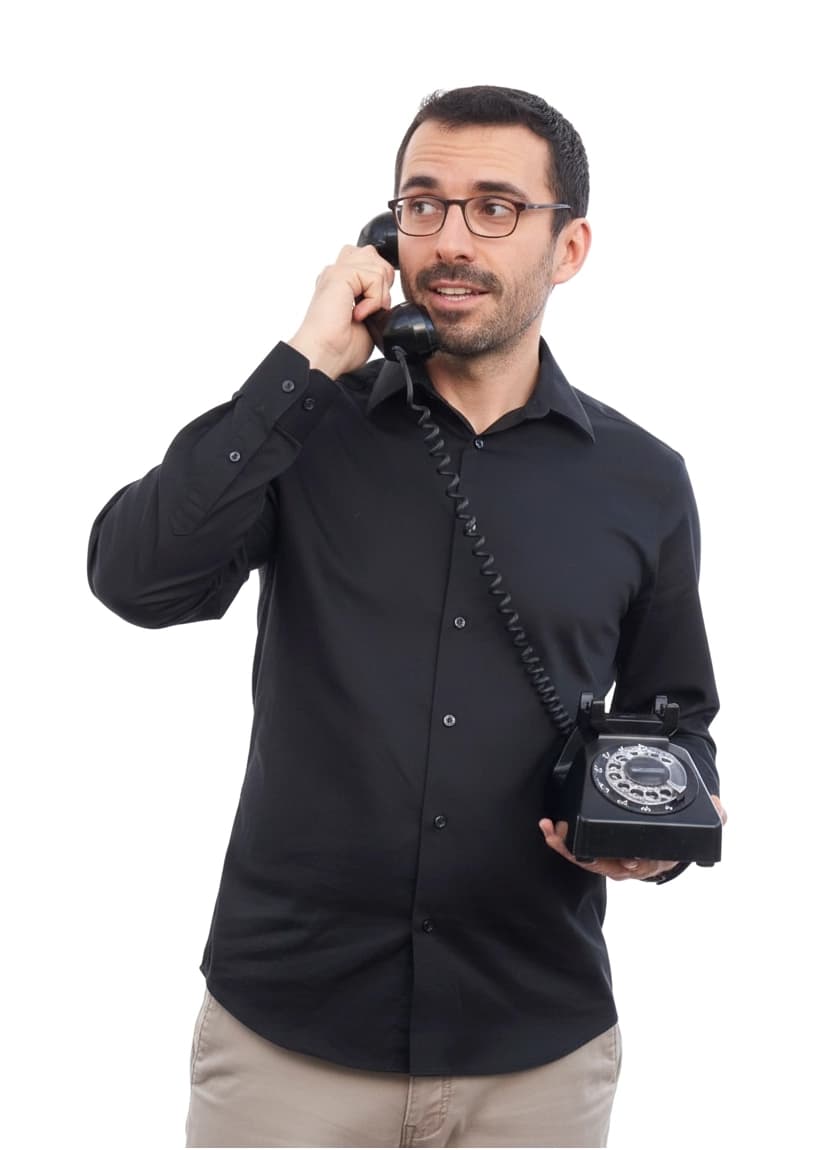 Sean on a call — your tech ally