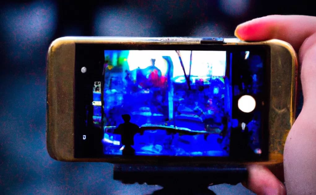 Shooting video on iPhone